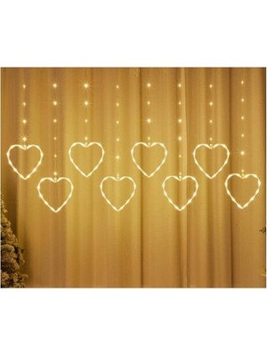 Luord-Store Kalpli Perde LED Işıklar, Sevgililer Günü Romantik LED Aydınlatma