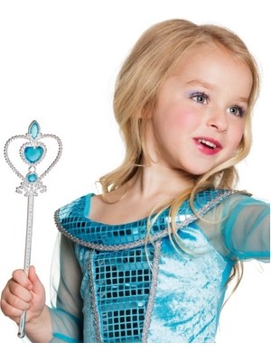 Luord-Store Mavi Renk Kalp Işlemeli Karlar Ülkesi Elsa Asası