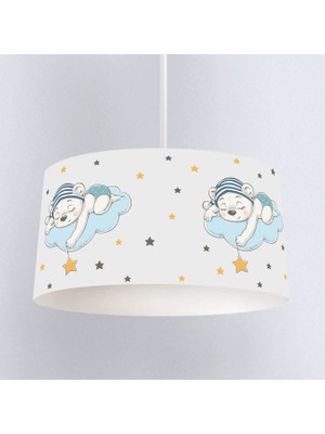 Delixa Çocuk Odası Dijital Baskılı Sarkıt Avize Model 00043