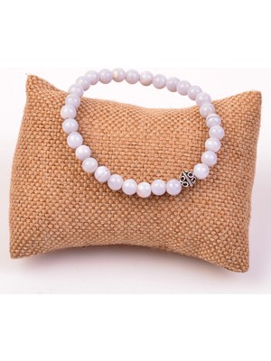 UltraMint Şık Mavi Kalsedon Taşı Bileklik, Zarif ve Doğal Taş Tasarımı