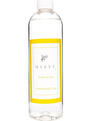 Delixa 400 ml Amber Wood Kokulu Kandil Yağı