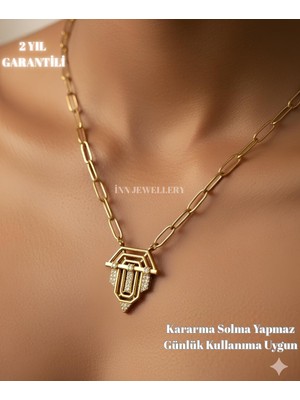 Normadia 316L Çelik Serenay Figürlü Kolye, Antialerjik, Güvenli ve Şık Tasarım