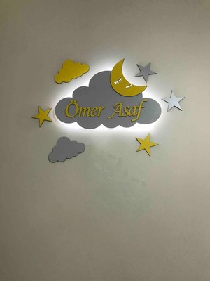 Renkli Çocuk Odası Dekoratif Gece Lambası, Sıcak ve Yumuşak Aydınlatma