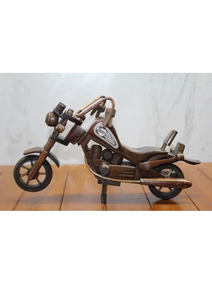 Alem Ahşap Harley Motor Orta Boy L