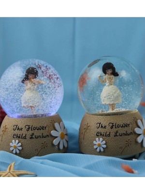 Alem Kemancı Kız Kar Küresi Orta Boy