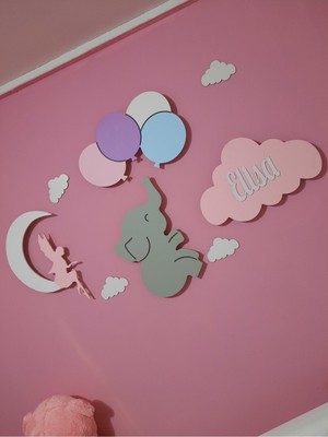 Renkli Çocuk ve Bebek Odası Dekoratif Gece Lambası, Yumuşak Işıklı Aydınlatma