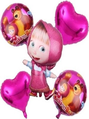 Genel Tedarik Maşa Masha Folyo Balon Seti