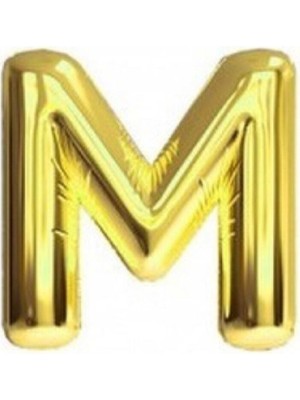 M Gold Harf Balon 34" 76 cm