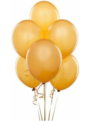 Metalik Gold Balon 10 Adet 12 Inc Lateks Balon