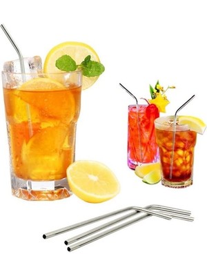 Die Grup Metal Pipet - Paslanmaz Çevre Dostu Metal 2li Pipet Fırça Seti DIERSTP-32456