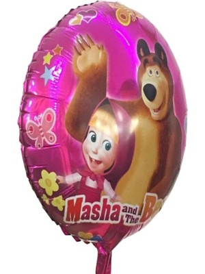 Pembe Maşa ve Koca Ayı Folyo Balon 43 cm
