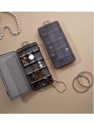 Die Grup 15 Gözlü Çıkarılabilir Bölmeli Organizer- Takı Kutusu- Yüzük - Küpe Organizer DIERSTP-3245