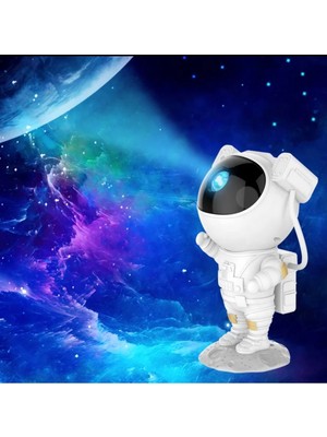 Çocuk ve Genç Odası Için Kumandalı Uzay Efekti Gece Lambası