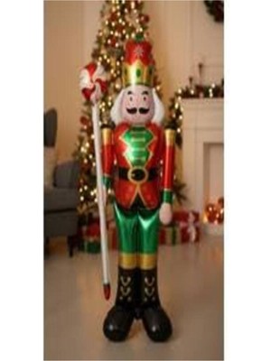 Genel Tedarik Mızraklı Kurşun Asker Folyo Balon Ayaklı Kurşun Asker Yılbaşı Balonu 158*80CM