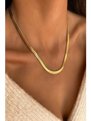 Normadia Şık Çelik Zincir Kolye 45 Cm, Uzun Ömürlü ve Parlak Tasarım