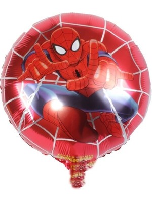 Parti Kırmızı Spiderman Folyo Balon 45CM