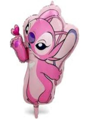 Genel Tedarik Mutlu Anılar Parti Evi Lilo Stitch Folyo Balon 60 Cm,angel