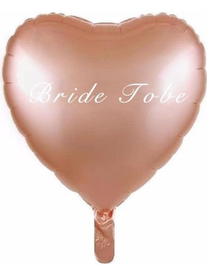Bkmc 18 Inc Kalp Bride To Be Rose Gold Renk Folyo Balon