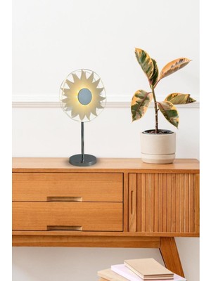 Şarjlı LED Kristal Elmas Masa Lambası, Dokunmatik Akrilik Gece Işığı