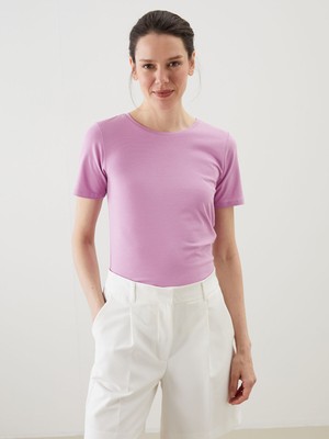 Lc Waikiki Yeni Sezon Bisiklet Yaka Kadın Tişört