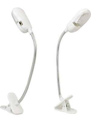 Şarjlı Kitap Okuma Lambası, Hafif ve Taşınabilir, Ayarlanabilir Işık