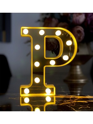 3D Işıklı LED Harf Dekoratif Aydınlatma Büyük Boy, Şık ve Modern Tasarım