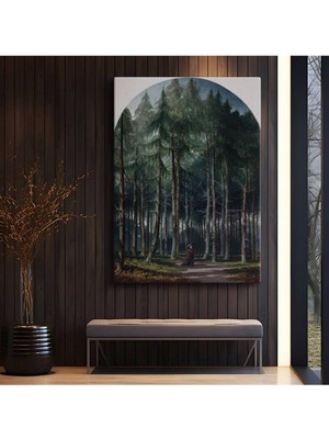 Limitless Design Caspar David Friedrich Orman Derinlikleri Kanvas Tablo Klasik Ressam Tablosu