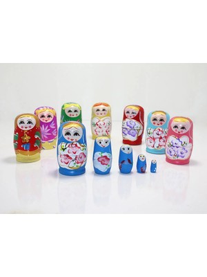 Epilons 5'li Ahşap Matruşka