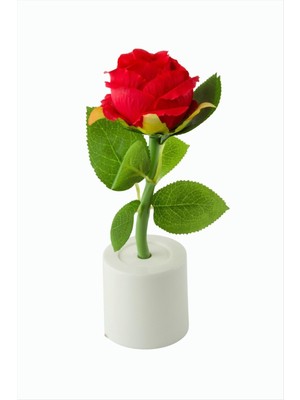 Nuveden Ieg™ Gül Işıklı Biblo 17 cm