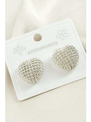 Nuveden Ieg™ Kalp Metal Küpe