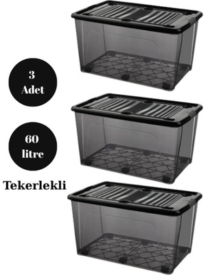 Loremp 60 Litre 3 Adet Saklama Kutusu Düzenleme