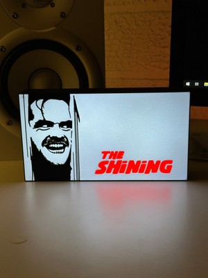 Gişe Arts Masa Lambası - The Shining (Cinnet) Adaptörlü Dekoratif & Hediyelik Lamba