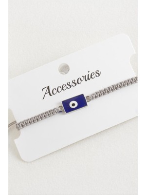 Nuveden Ieg™ Dikdörtgen Nazar Makrome Örgülü Bileklik