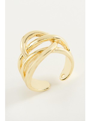 Nuveden Ieg™ Oval Metal Yüzük