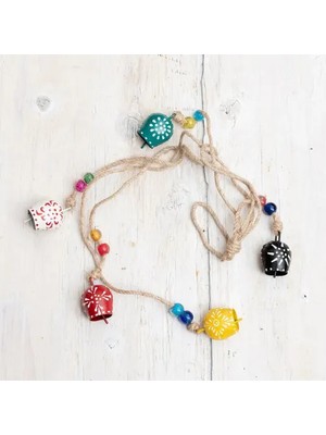 Nuveden Ieg™ Desenli 4'lü Çan Süs Seti