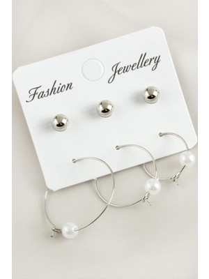 Nuveden Ieg™ 6 Adet Inci Halka Küpe 2,5 cm