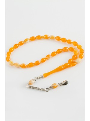 Nuveden Ieg™ Zeytin Şekilli Plastik Tesbih 8*11 mm