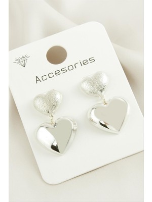 Nuveden Ieg™ Kalp Trend Metal Küpe