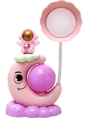 Nuveden Ieg™ Çocuk Odası Ay ve Astronot Desenli Gece Lambası