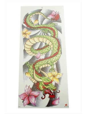 Nuveden Ieg™ Ejderha Tattoo Kol Dövme Sticker