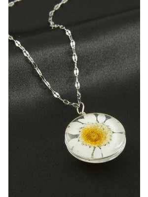 Nuveden Ieg™ Papatya Canlı Kolye