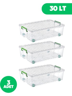 Loremp 30 Litre 3 Adet Saklama Kutusu