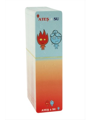 Nuveden Ieg™ Ateş Su Dik Set Kolye Kartı