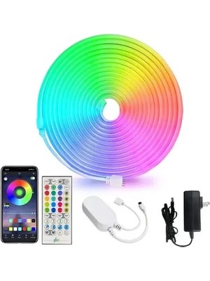 Nuveden Ieg™ 5m 16 Renk 4 Fonksiyonlu Esnek Şerit Neon LED