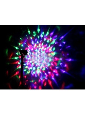 Nuveden Ieg™ Renkli LED Döner Başlıklı Disko Ampulü