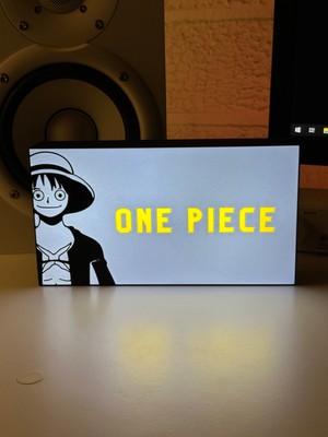 Gişe Arts Masa Lambası - One Piece Adaptörlü Dekoratif & Hediyelik Lamba