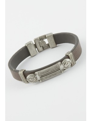 Nuveden Ieg™ Aslan Suni Deri Bileklik