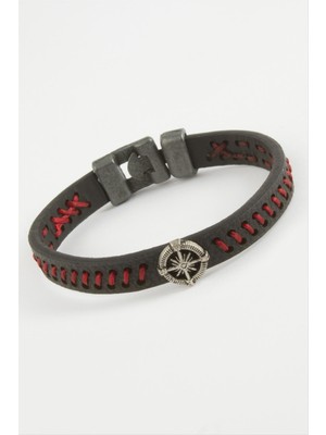 Nuveden Ieg™ Pusula Kaliteli Suni Deri Bileklik