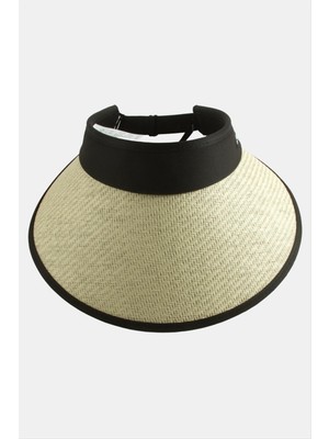 Nuveden Ieg™ Kasketli Hasır Plaj Şapkası