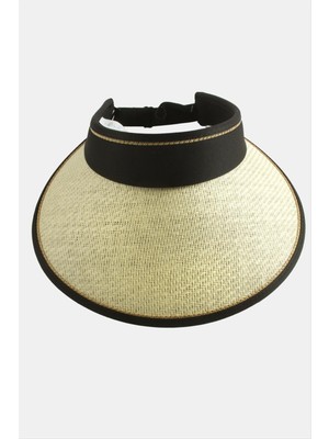 Nuveden Ieg™ Kasketli Hasır Plaj Şapkası